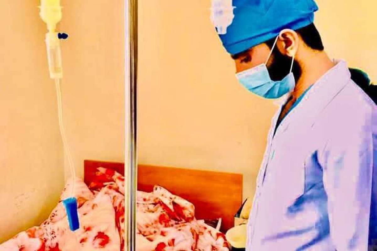 Students of the ADAM University School of Medicine have an internship as a "Nurse's Assistant" in the Tokmok territorial hospital.