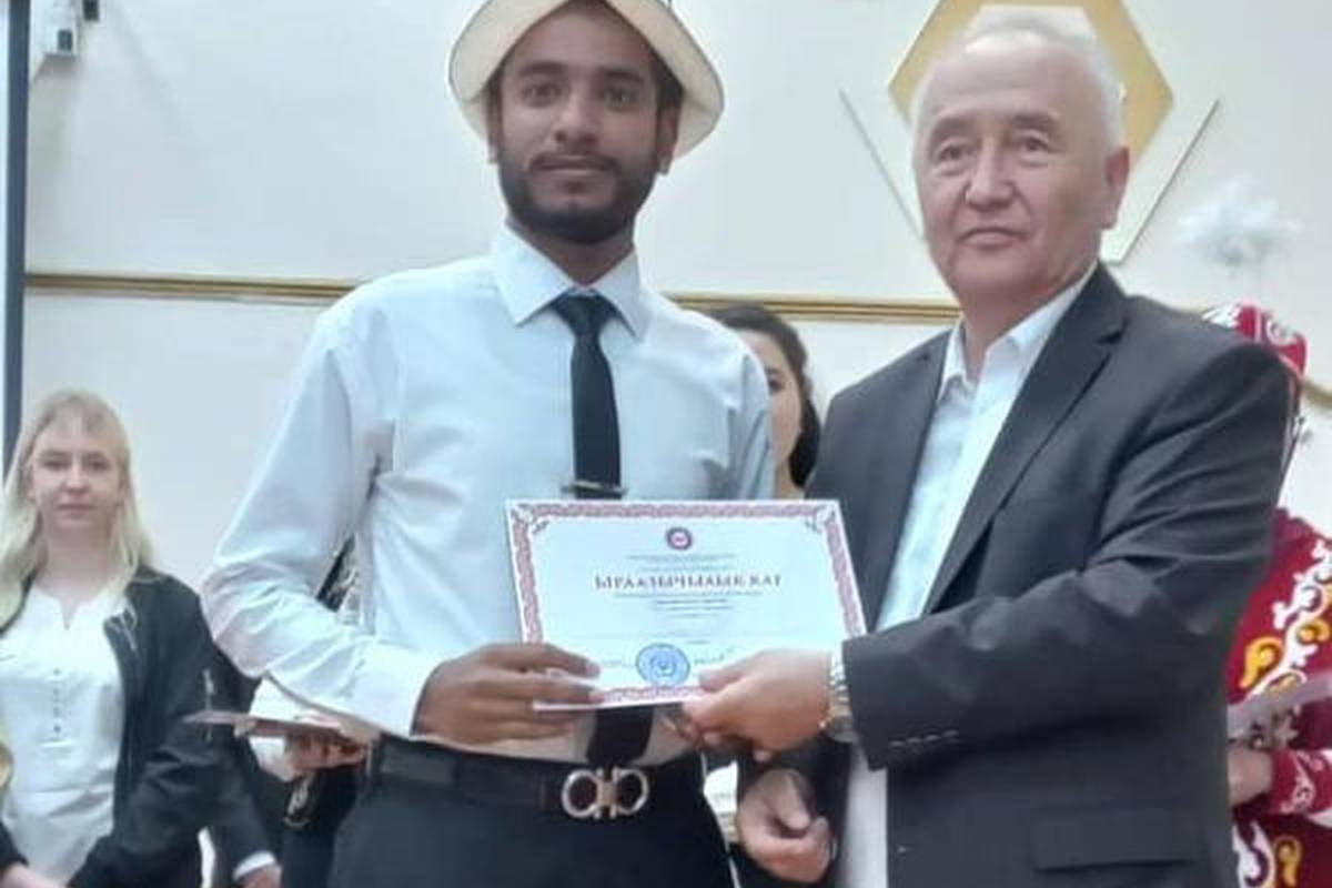 Our students took part in the Republican Interuniversity Olympiad in the kyrgyz language, organized by the Ministry of Education and Science of the Kyrgyz Republic together with the International University "Ala-Too".