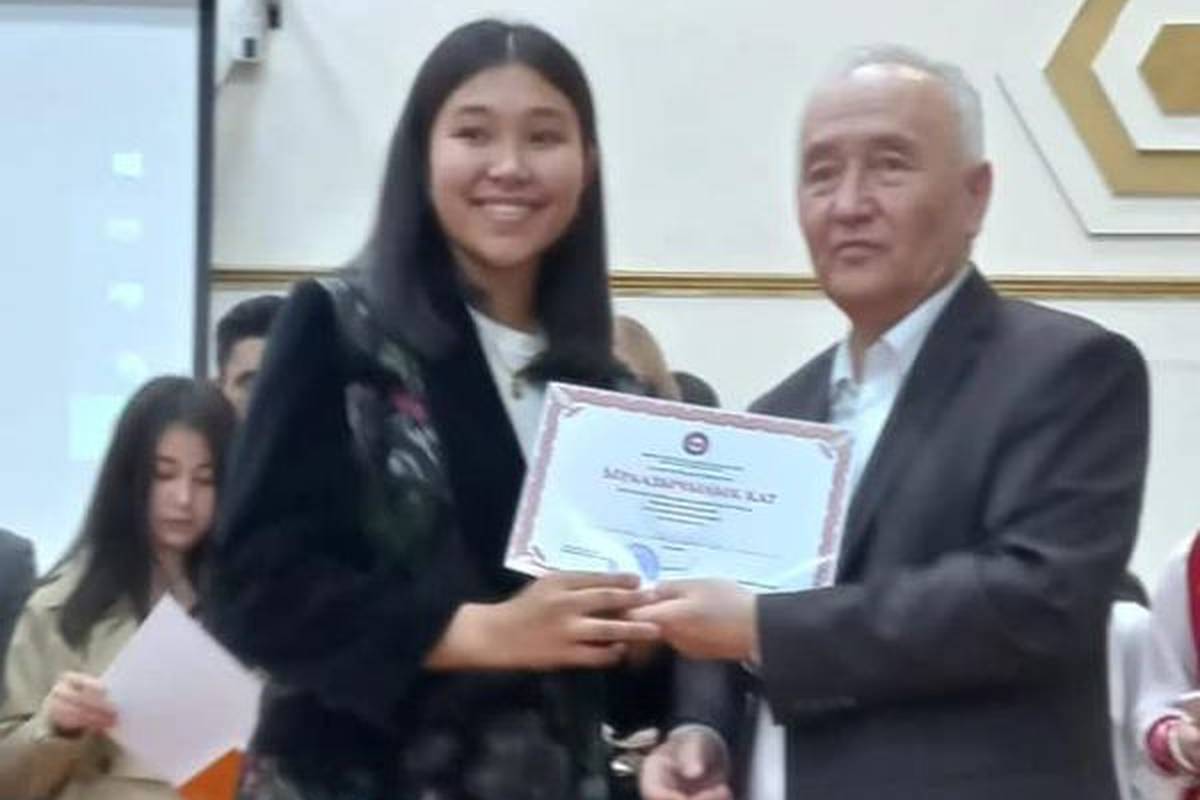 Our students took part in the Republican Interuniversity Olympiad in the kyrgyz language, organized by the Ministry of Education and Science of the Kyrgyz Republic together with the International University "Ala-Too".