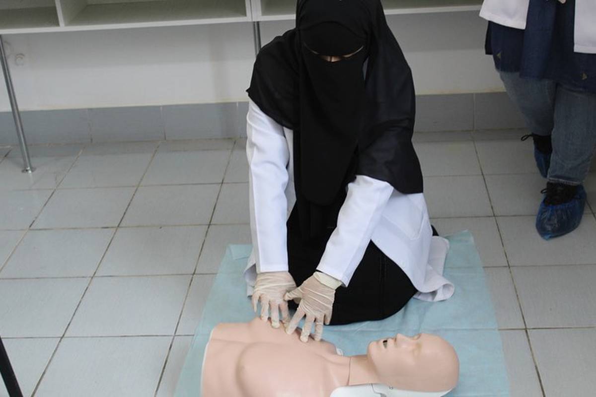 First Aid & Basic Life Support Training at ADAM University by MIND LABS