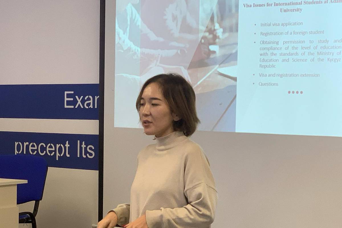 Students from different countries currently studying at Adam University, for 5-6 years Kyrgyzstan has become a second home for them, where they receive not only knowledge but also cultural enrichment.