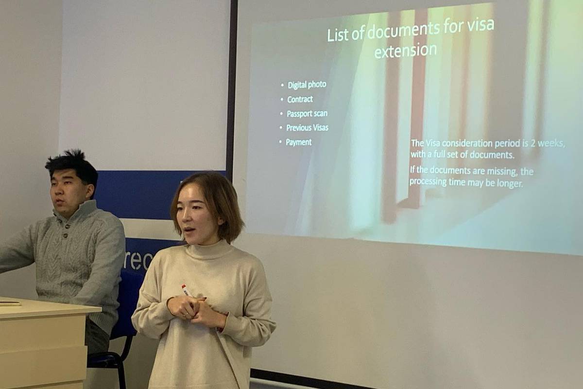 Students from different countries currently studying at Adam University, for 5-6 years Kyrgyzstan has become a second home for them, where they receive not only knowledge but also cultural enrichment.