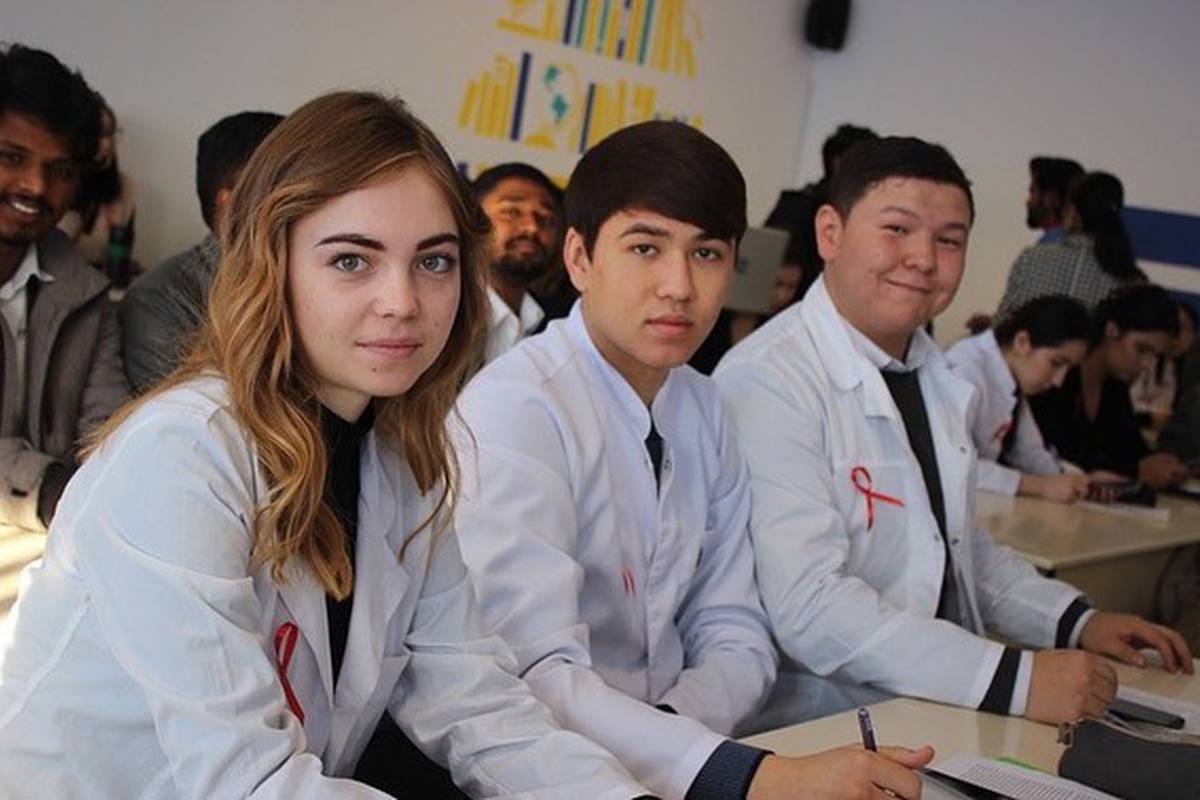 On December 2, a conference dedicated to the World AIDS Day "AIDS: Protect yourself" was held at Adam University