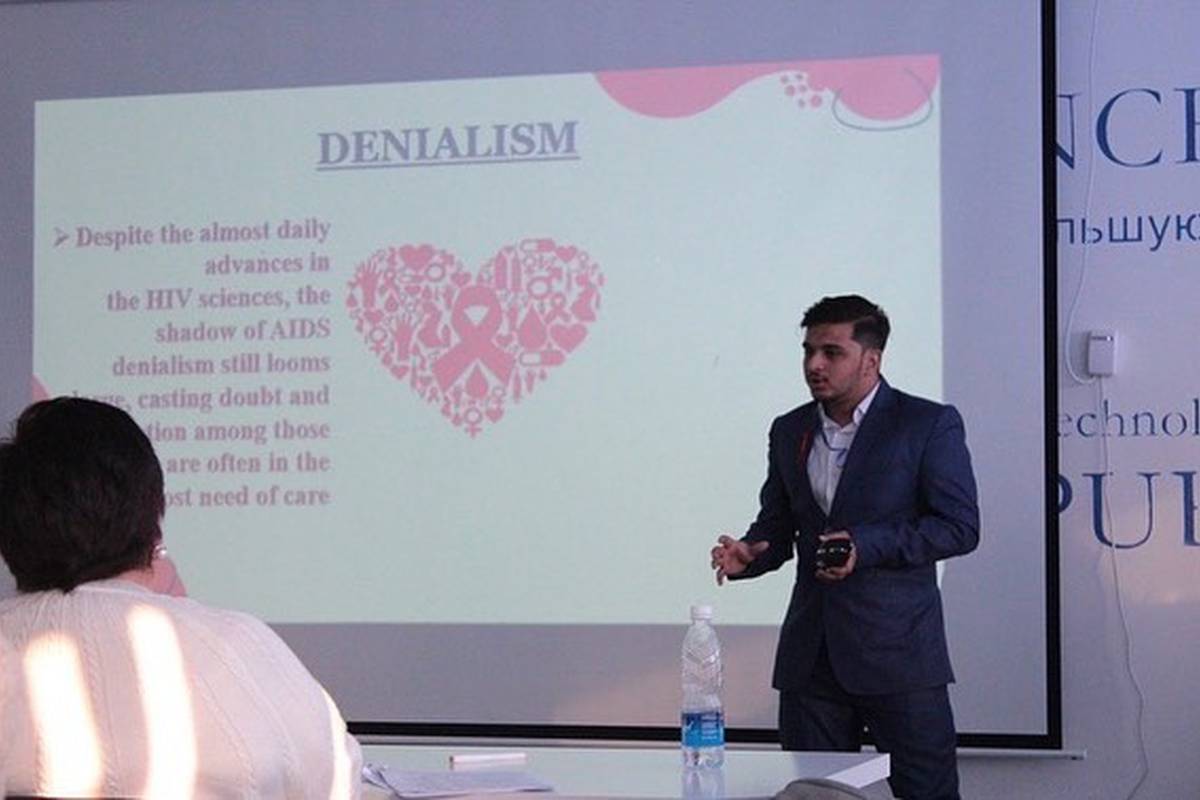 On December 2, a conference dedicated to the World AIDS Day "AIDS: Protect yourself" was held at Adam University