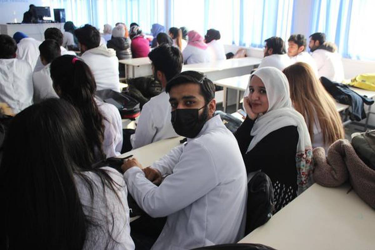 The Department of Morphological Disciplines of the Adam University School of Medicine organized a guest lecture on January 21 for 1st year students of the "General medicine" students.