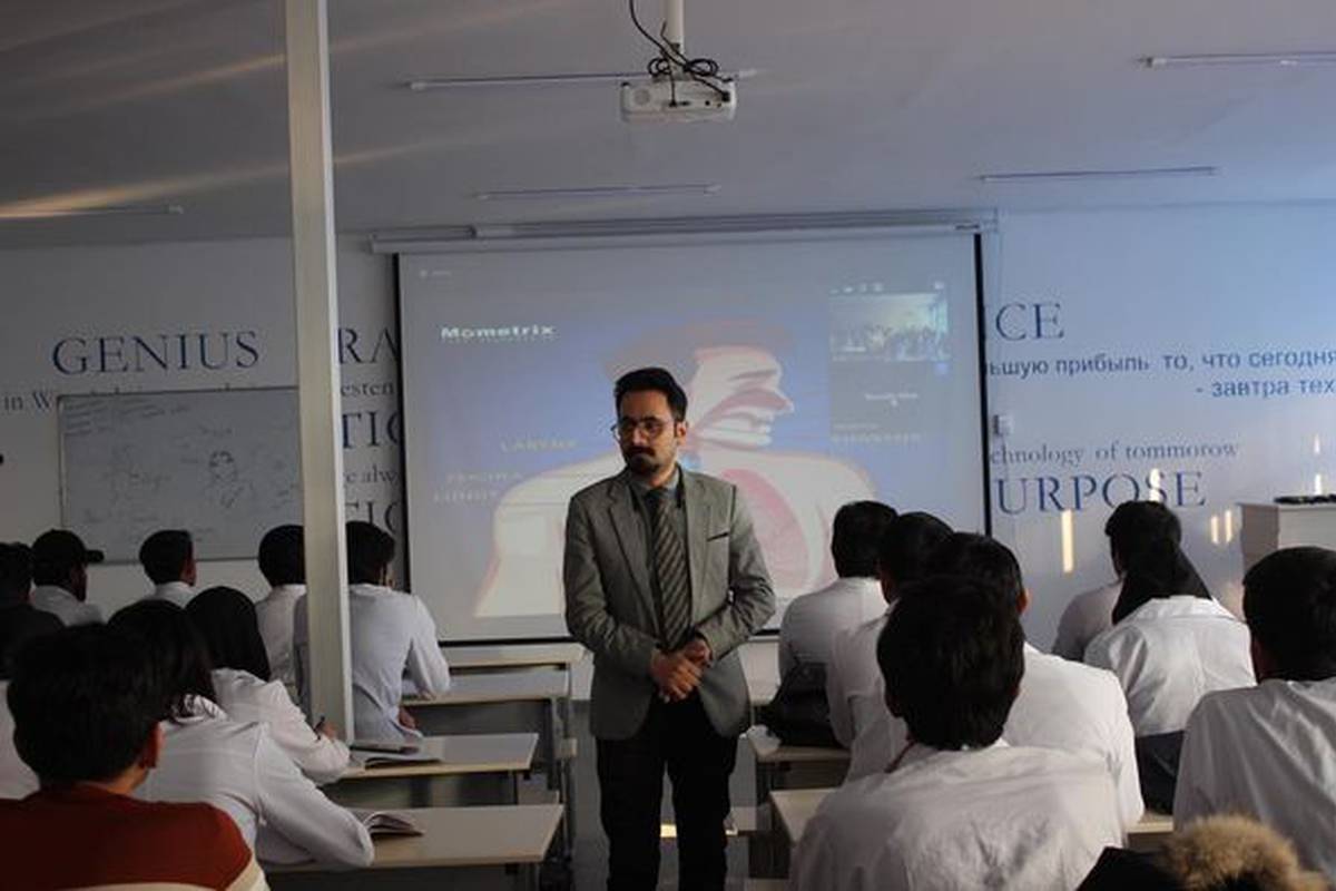 The Department of Morphological Disciplines of the Adam University School of Medicine organized a guest lecture on January 21 for 1st year students of the "General medicine" students.