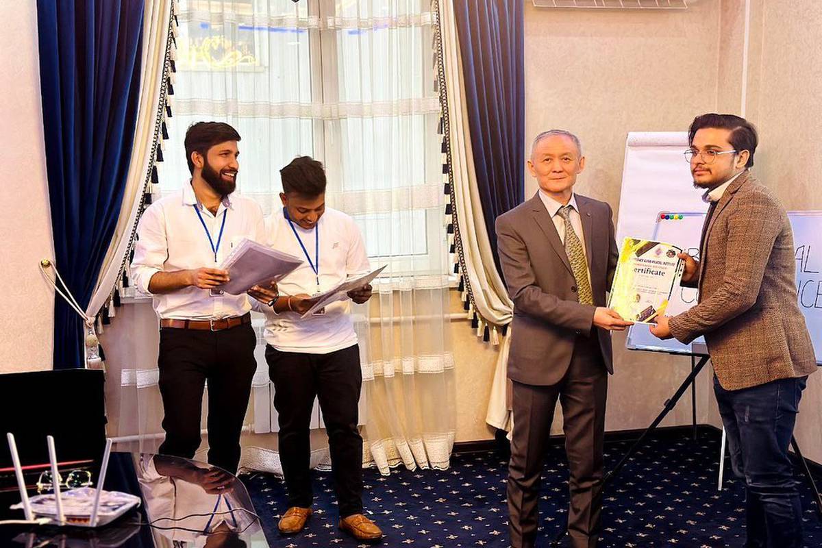 The students of AUSM participated in the round table on "Public Health &Management " held on 18th February in S.Tenishev Asian Medical Institute, Kyrgyzstan