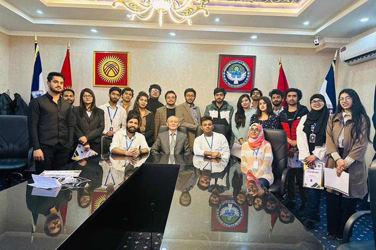The students of AUSM participated in the round table on "Public Health &Management " held on 18th February in S.Tenishev Asian Medical Institute, Kyrgyzstan