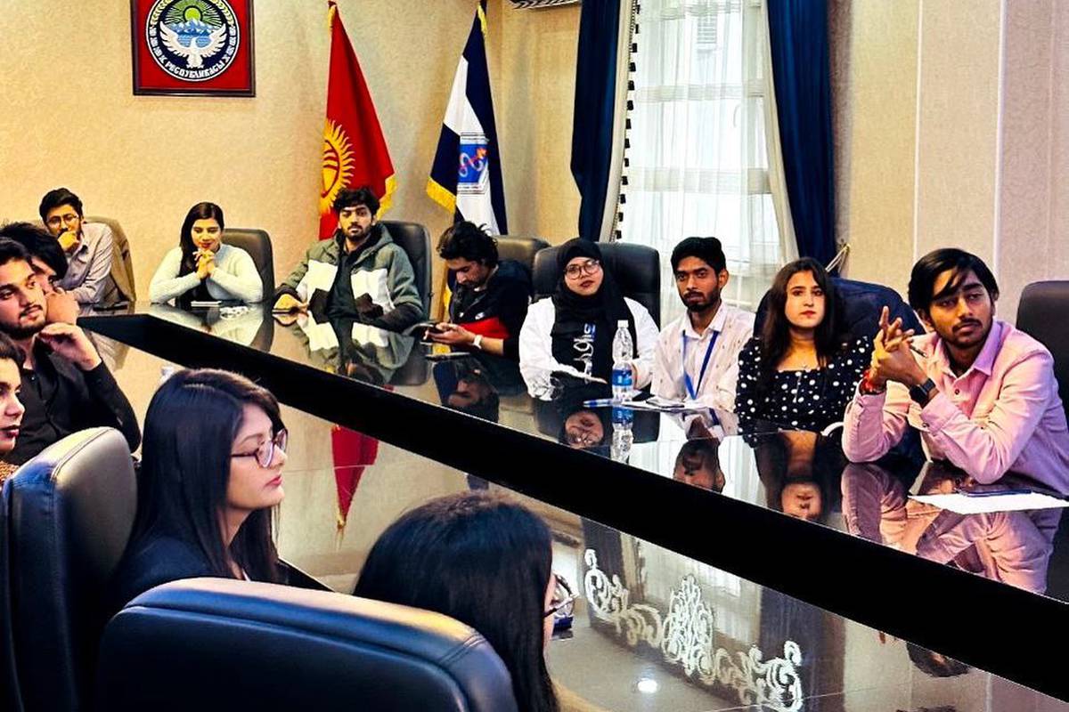 The students of AUSM participated in the round table on "Public Health &Management " held on 18th February in S.Tenishev Asian Medical Institute, Kyrgyzstan