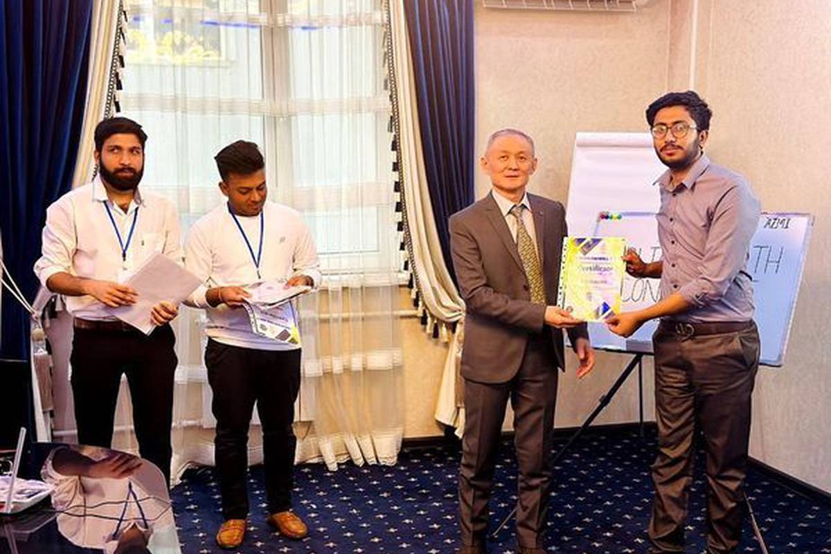 The students of AUSM participated in the round table on "Public Health &Management " held on 18th February in S.Tenishev Asian Medical Institute, Kyrgyzstan