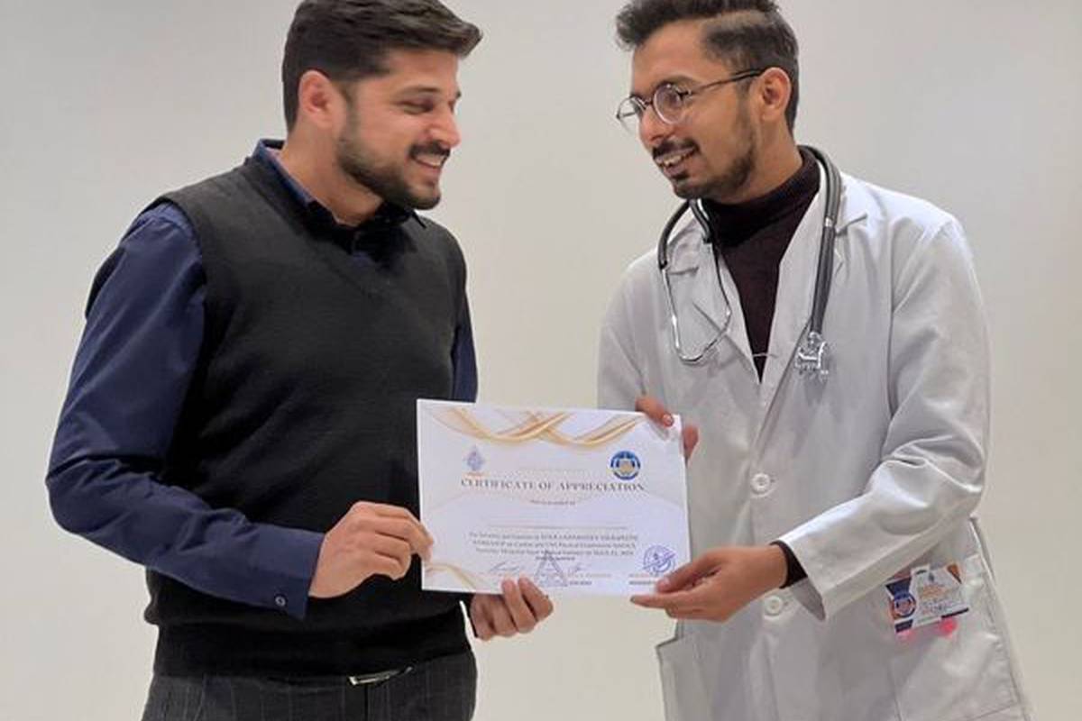 On March 13, 2023, our AUSM  students took part in an Interuniversity therapeutic seminar on physical examination of the heart and central nervous system.