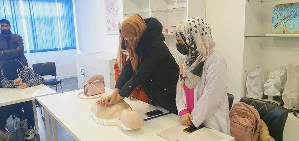First Aid and Basic Life Support training conducted today at ADAM University School of Medicine, Kyrgyzstan