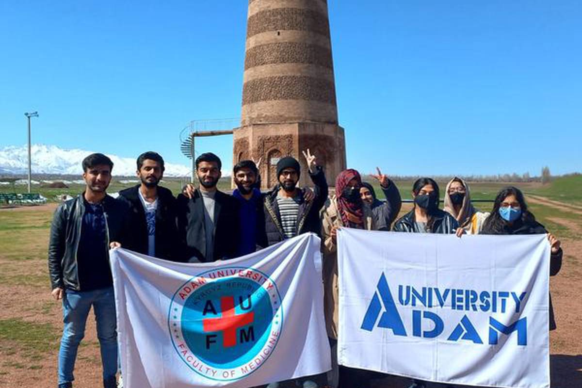 Our medical students visited the cultural and historical heritage of Kyrgyzstan - the Burana Tower