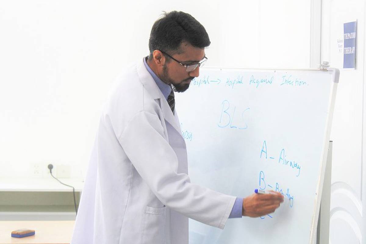 First Aid & Basic Life Support Training at ADAM University by MIND LABS