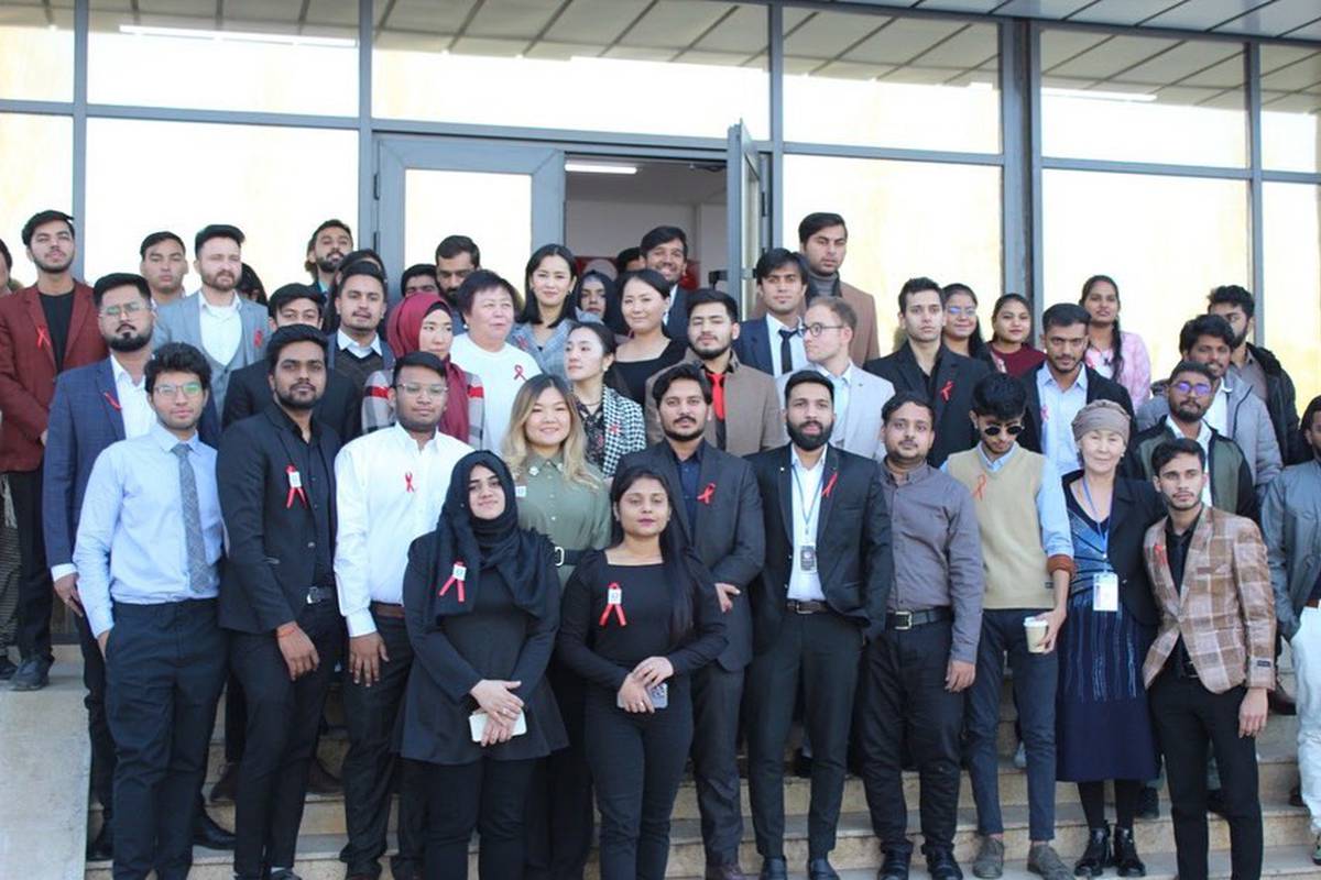 On December 2, a conference dedicated to the World AIDS Day "AIDS: Protect yourself" was held at Adam University