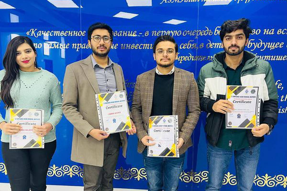 The students of AUSM participated in the round table on "Public Health &Management " held on 18th February in S.Tenishev Asian Medical Institute, Kyrgyzstan